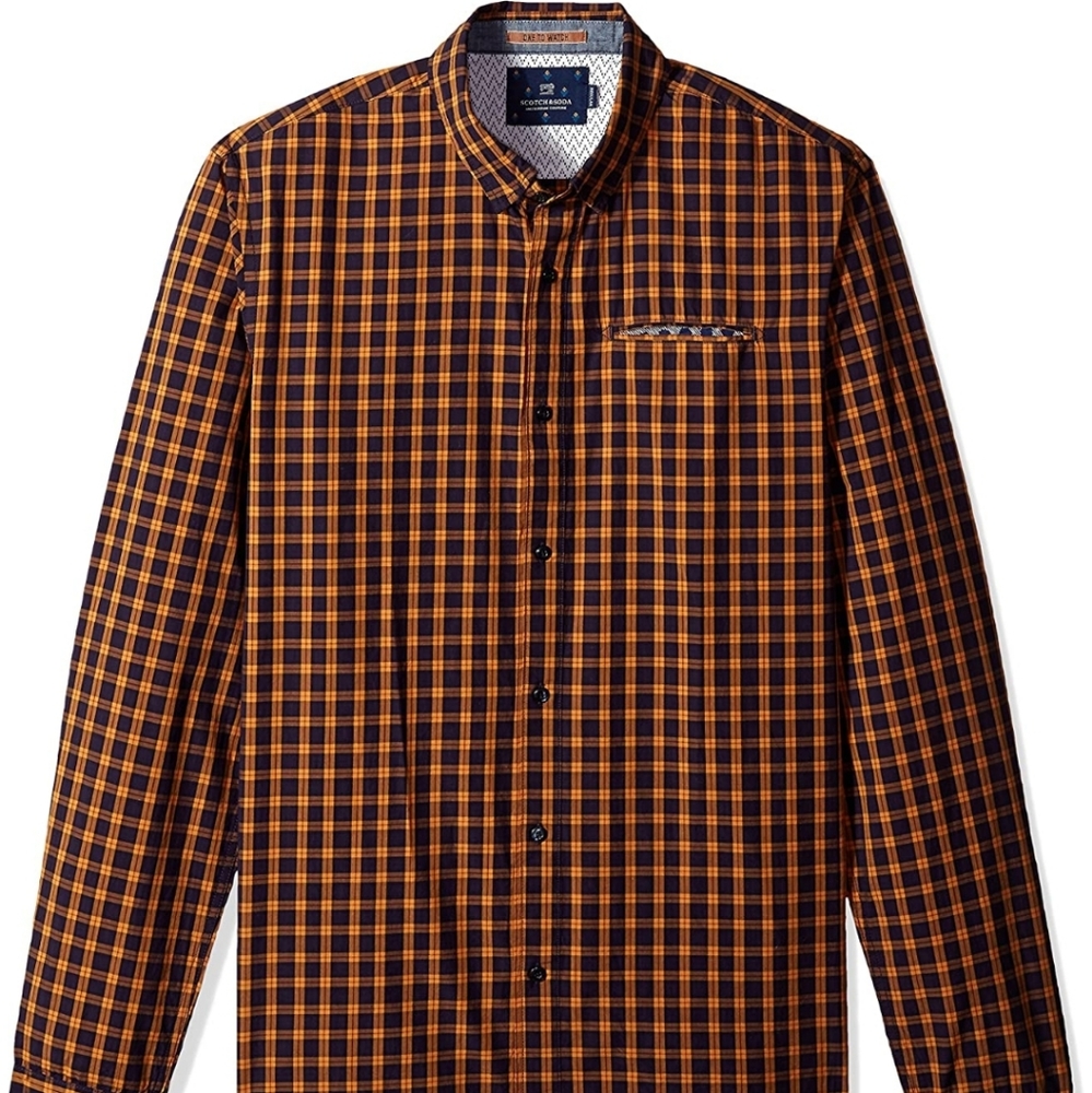 Scotch & Soda Mens Buttondown shirt